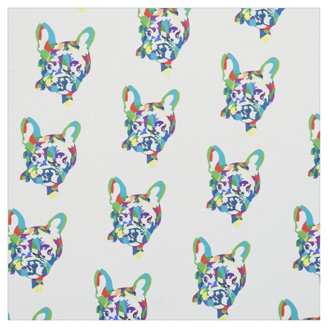 Tecido Bulls - francês azul verde (Modelo)