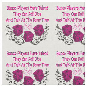 Tecido Bunco - Jogadores Bunco Têm Talento