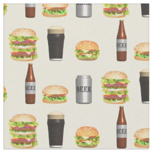 Tecido Burgers e Cervejas