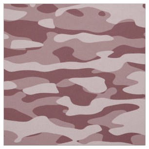Tecido Burgundy Camo