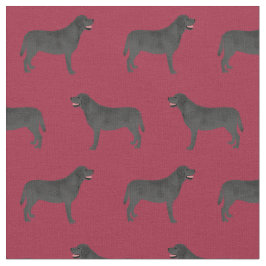 Tecido Burgundy Preto