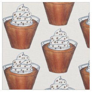 Tecido Butterscotch Pudim Cream Comida Meridional
