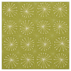 Tecido cabeças de seda verdes