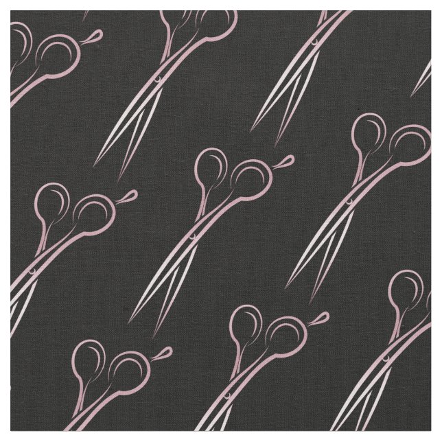 Tecido cabeleireiro cabeleireiro penteado tesoura de ouro (Detalhe)