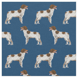 Tecido cabine marinho brittany spaniel