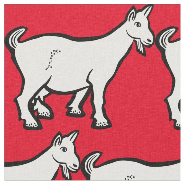 Tecido Cabra Animal Thunder_Cove (Detalhe)