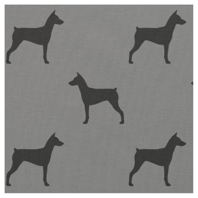 Tecido Cachorro Alemão Raça Silhouettes Patterados (Detalhe)