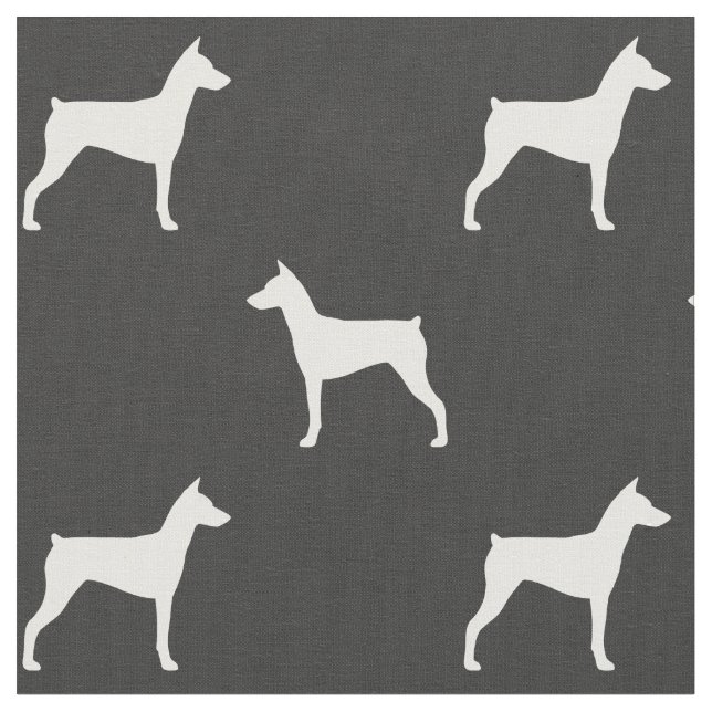 Tecido Cachorro Alemão Raça Silhouettes Patterados (Detalhe)