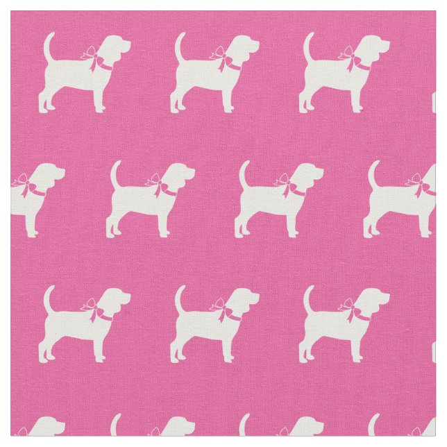 Tecido Cachorro-bicho-da-seda-rosa (Detalhe)