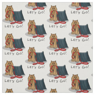 Tecido Cachorro Bonito - Vamos Vai! Yorkshire Terrier (Yo