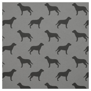 Tecido Cachorro da Grande Suíça Silhouettes Swissies