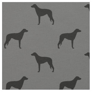 Tecido Cachorro Escocês Silhouettes Patterados