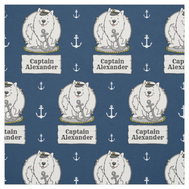 Tecido Cachorro Eskimo Americano Barco de Navegação (Modelo)
