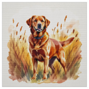 Tecido Cachorro Labrador Retriever Fox Red