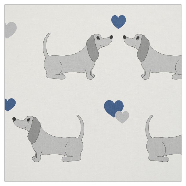 Tecido Cachshund Puppy (Modelo)