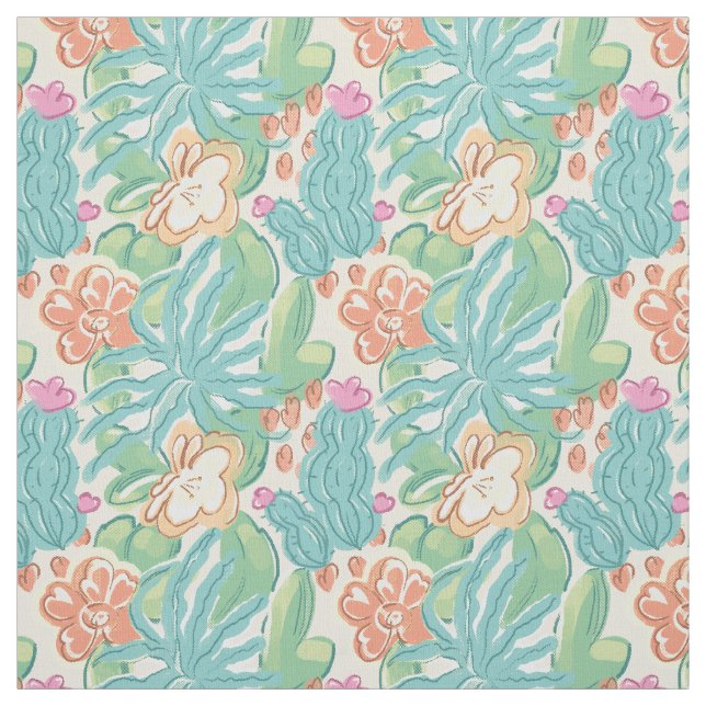 Tecido Cactos (Modelo)