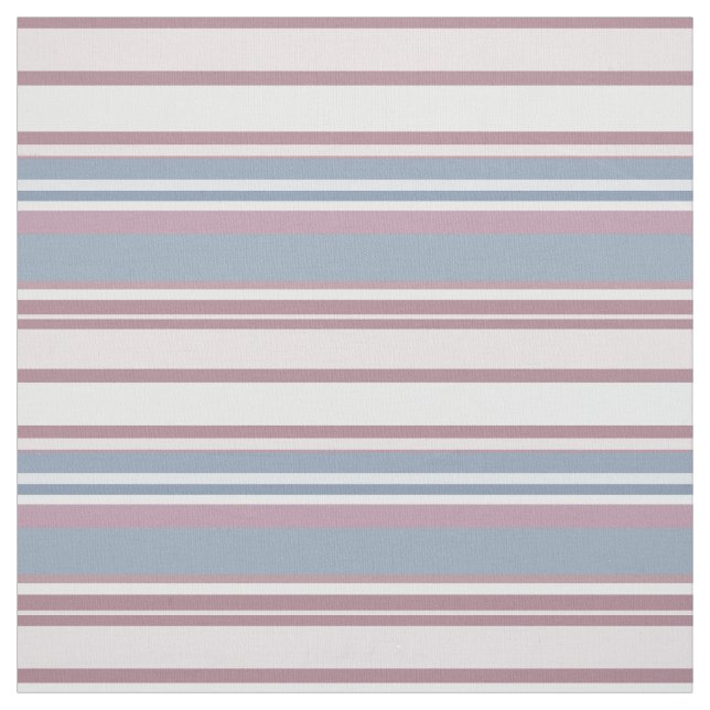 Tecido Cadet Grey and Desaturated Rose Stripes (Modelo)