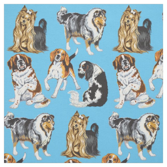 Tecido cães (Modelo)