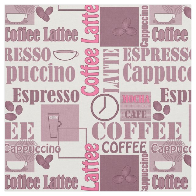 Tecido Café adorável (Modelo)
