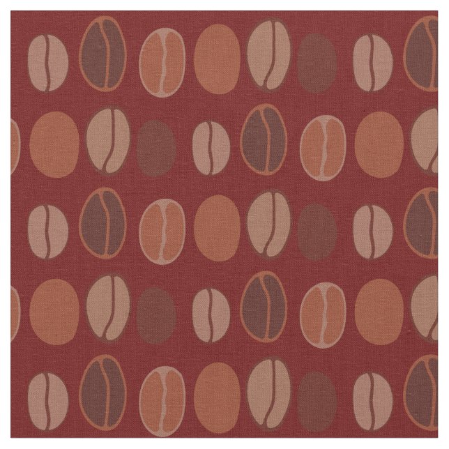 Tecido Café Feijão Cute Café Barista (Detalhe)