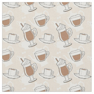 Tecido Café, teste padrão doce