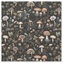 Caimento de Cogumelos Silvestres de Floresta de Aq