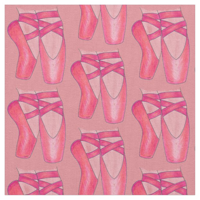 Tecido Calçados do professor de dança de balé Ballerina T (Detalhe)