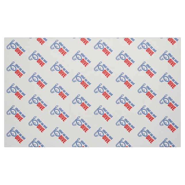 Tecido Cale-se e mergulhe (Fat Quarter)