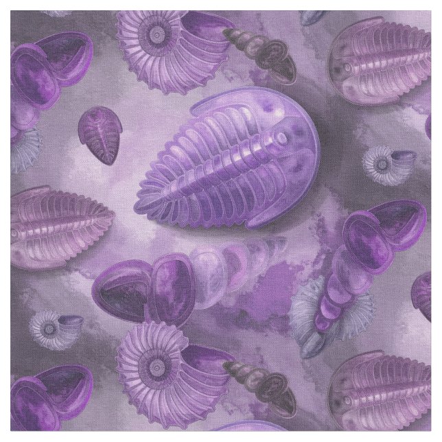 Tecido Camadas Fósseis - Textura de pedra - (Roxo) (Detalhe)