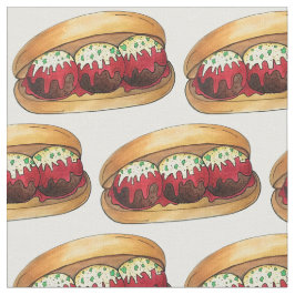 Tecido Camarão de Carne Italiano Subsanduíche Marinara