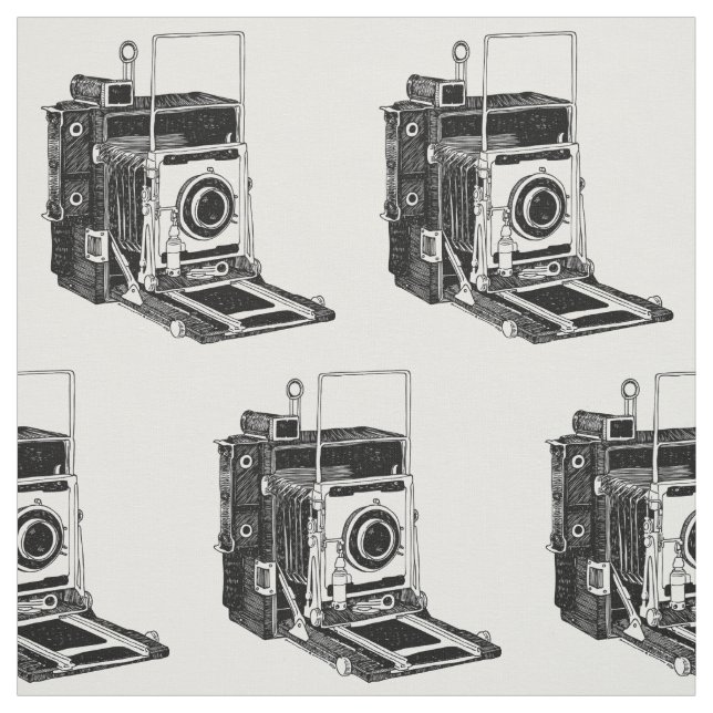 Tecido Câmera Vintage (Modelo)