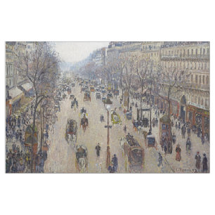 Tecido Camille Pissarro - Boulevard Montmartre, manhã