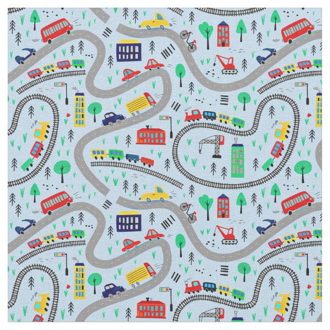 Tecido Caminho-de-Ferro de Ônibus de Comboios   (Detalhe)