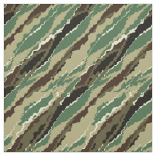 Tecido Camouflage Hakki avistou padrão listrado