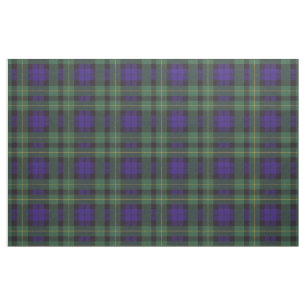 Tecido Campbell do tartan do Scottish da xadrez de