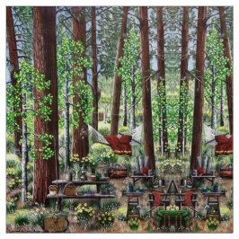 Tecido Camping Paradise