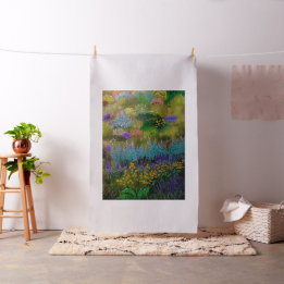 Tecido Campos do Sage do Lupine