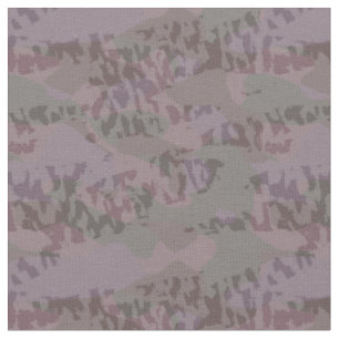 Tecido camuflagem abstrata rosa e verde