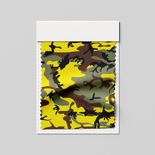 Tecido Camuflagem Amarela e Marrom, Militar, Exército
