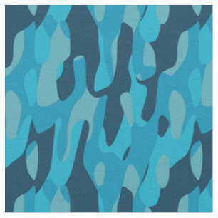 Tecido Camuflagem Azul