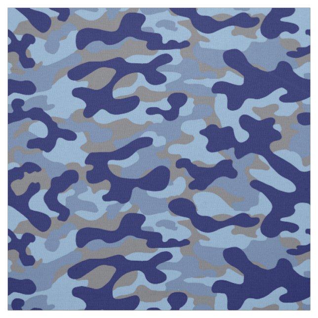 Tecido Camuflagem Azul (Modelo)
