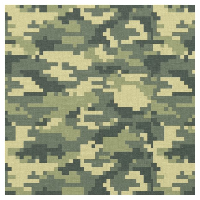 Tecido Camuflagem/Camo da floresta de 8 Digitas do pixel (Detalhe)