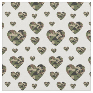 Tecido Camuflagem Camo Hearts Country