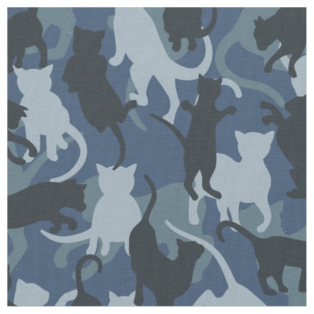 Tecido Camuflagem de Marinho de gatos (Detalhe)