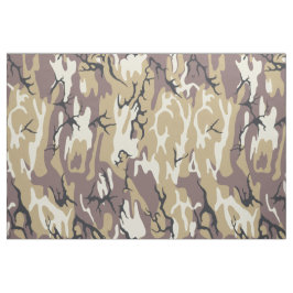 Tecido Camuflagem Marrom