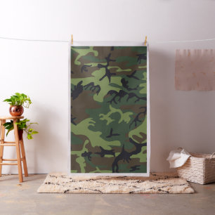 Tecido Camuflagem Militar Floresta Verde