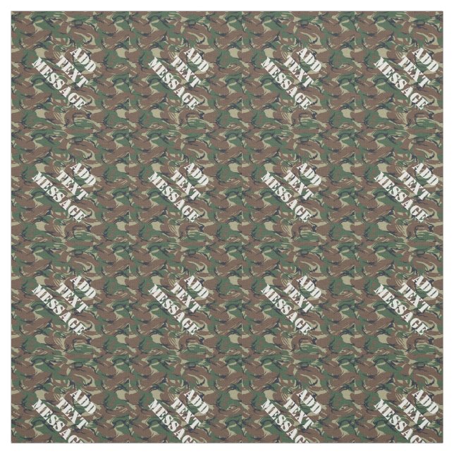 Tecido Camuflagem Militar Verde Britânica 95 (Modelo)