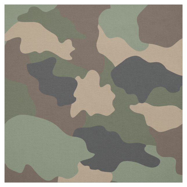 Tecido Camuflagem Woodland Camo Khaki Green Tan Black (Modelo)