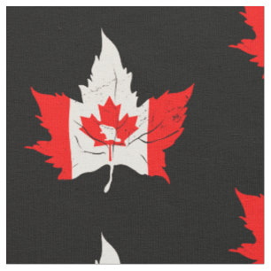 Tecido canadá castor de folha do canadá