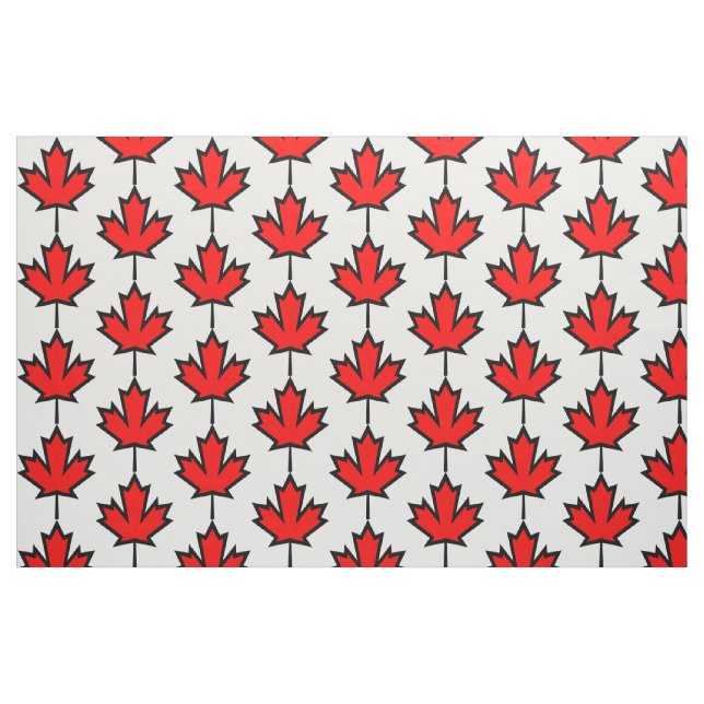 Tecido Canadense Maple Leaf (Fat Quarter)